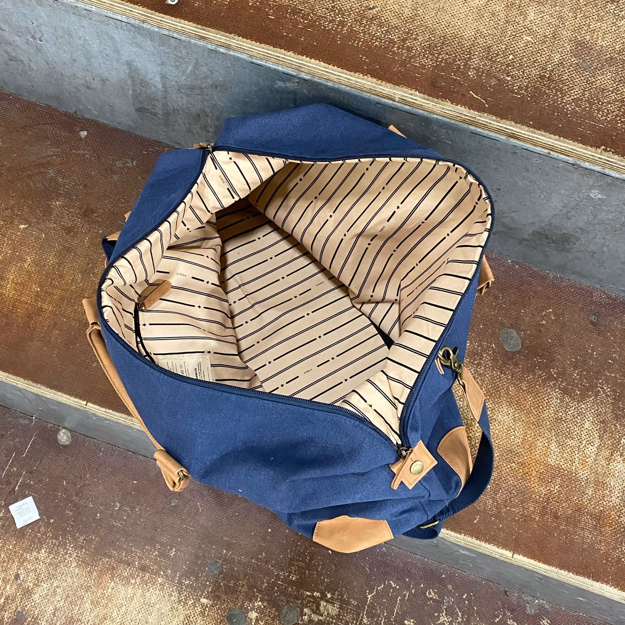 WEEKEND BAG CANVAS BLUE