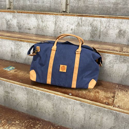 WEEKEND BAG CANVAS BLUE