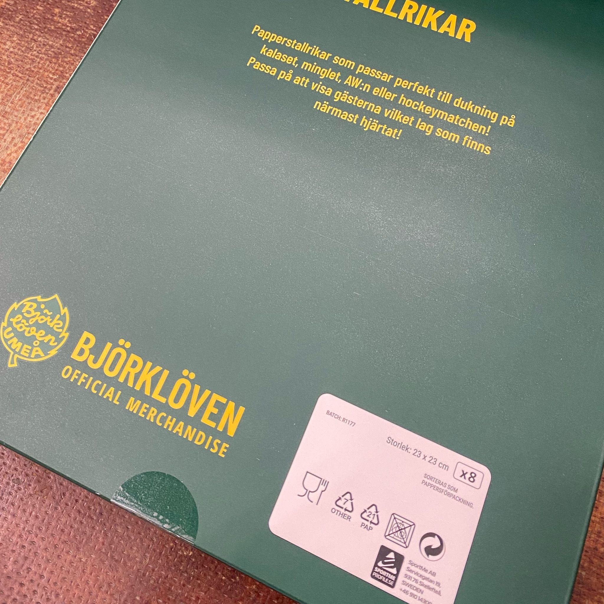 TALLRIK BJÖRKLÖVEN