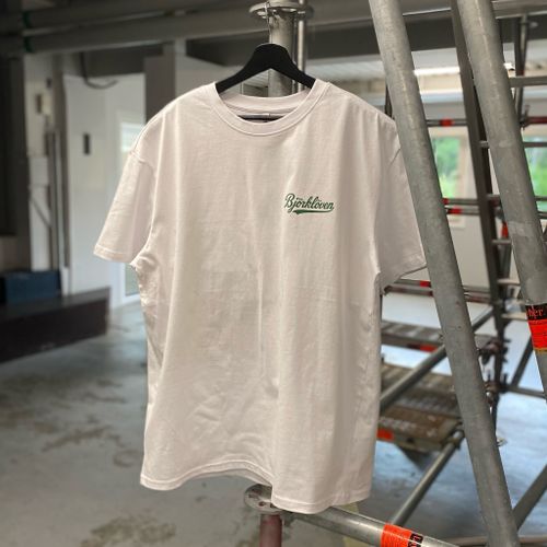 TEE OVERSIZED SPELARE BACKPRINT VIT