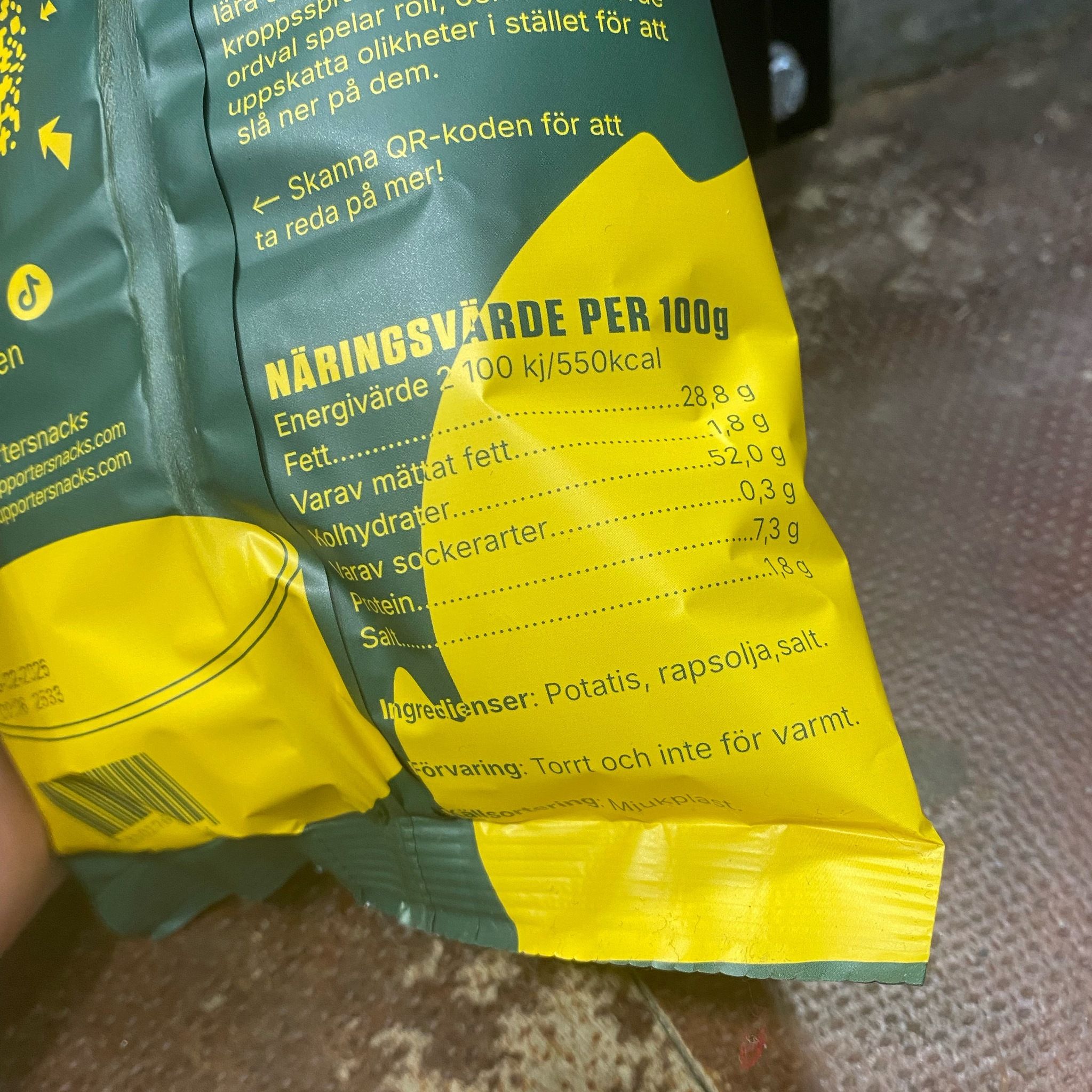 CHIPS LÄTTSALTADE 4-PACK