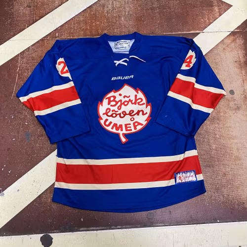 NR. 12 MATCHTRÖJA RETRO BLÅ