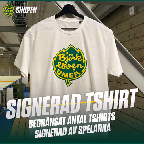 SIGNERAD TEE KLASSISK VIT