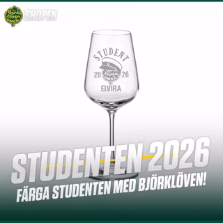 VINGLAS PERSONLIG GRAVYR STUDENTEN
