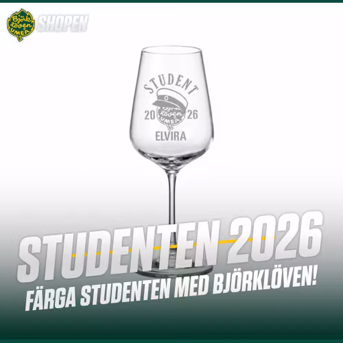 VINGLAS PERSONLIG GRAVYR STUDENTEN