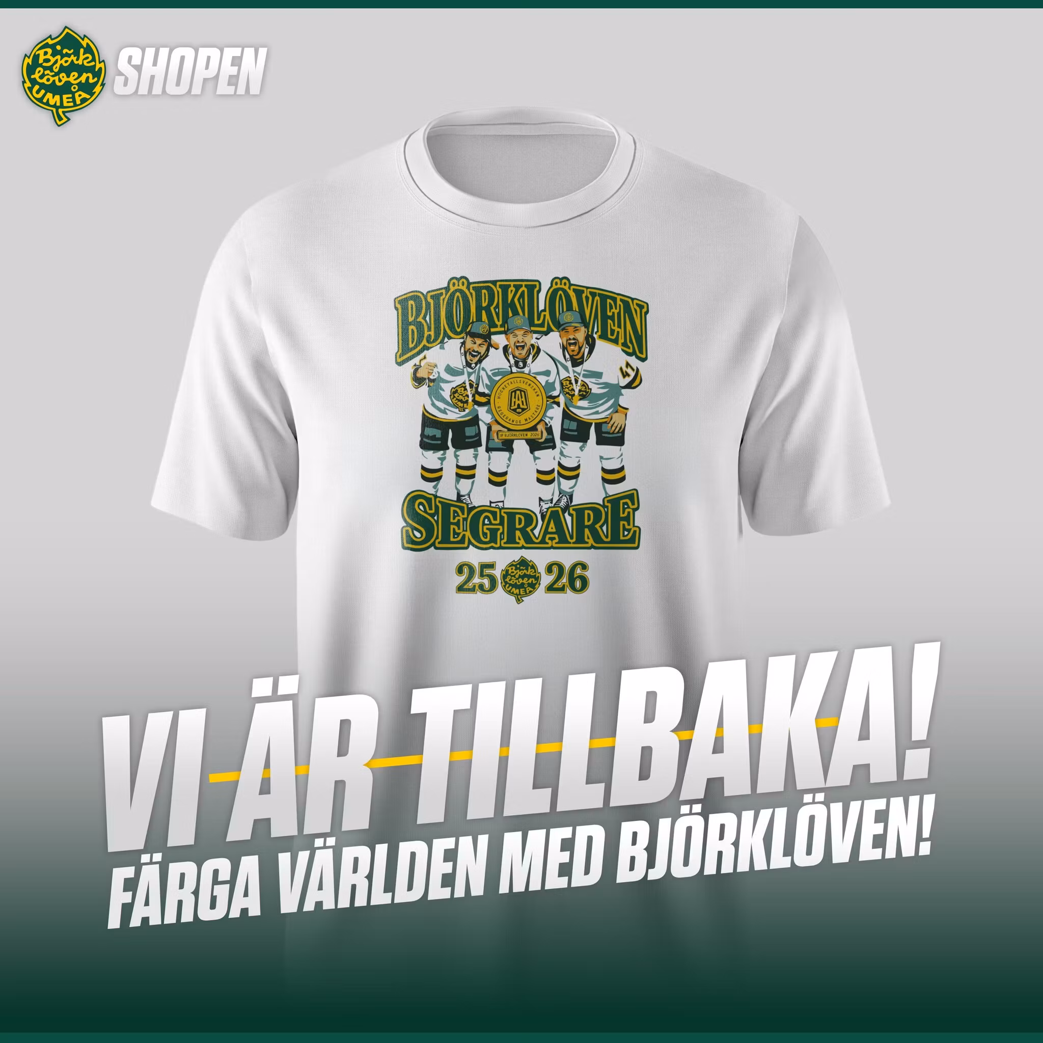 TEE SEGER SPELARE VIT