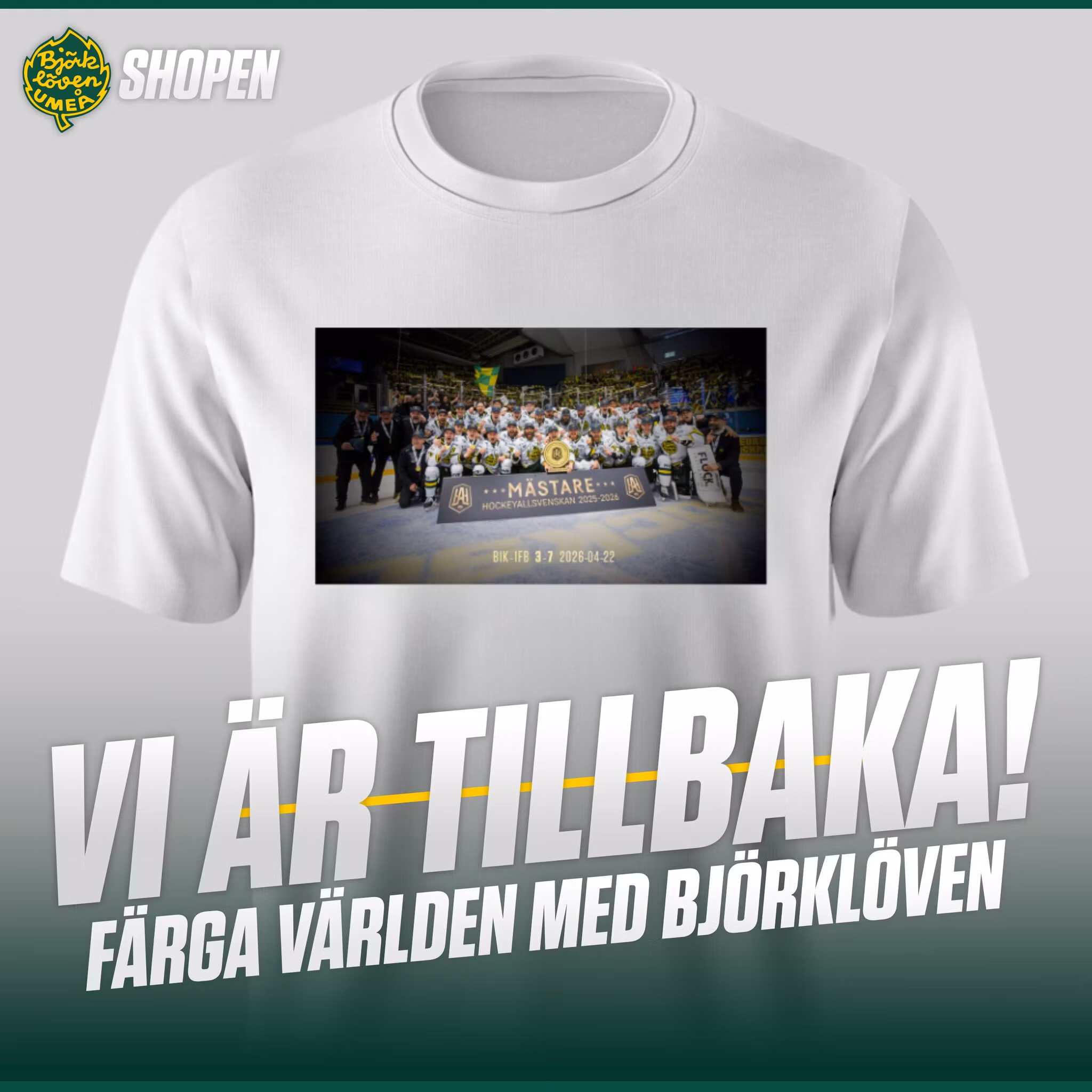 TEE SEGERBILD VIT