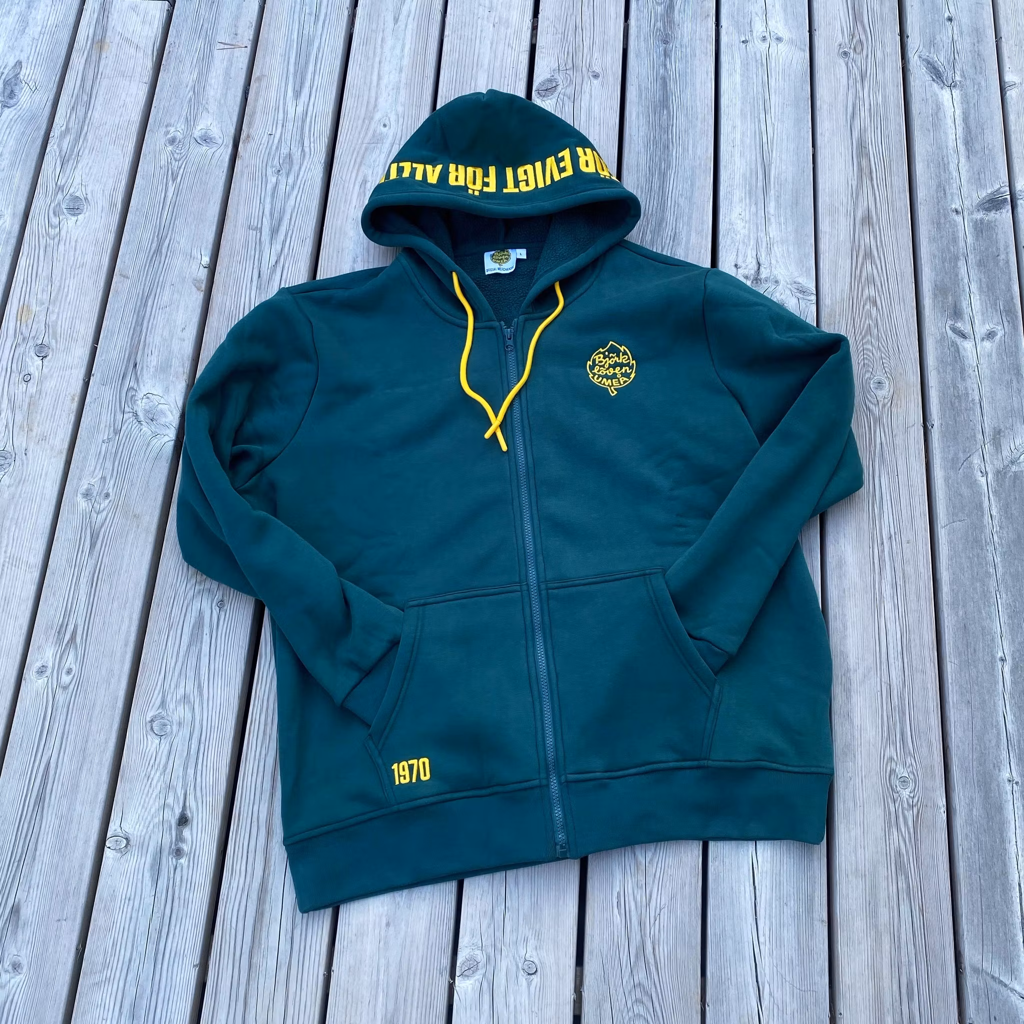 LÖVEN ZIPHOOD 1970 GRÖN
