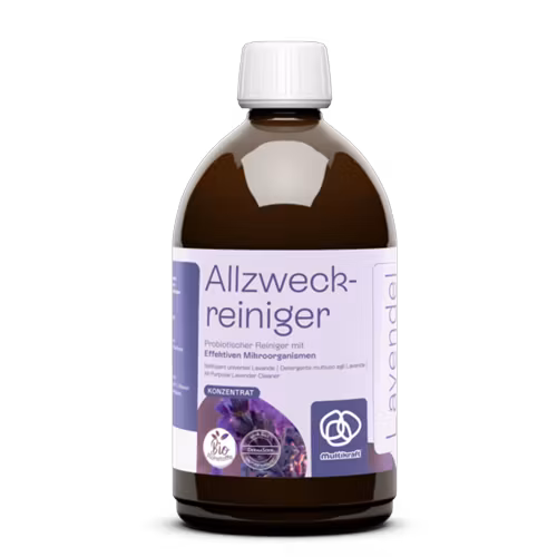 Allrengöring Lavendel med Effektiva Mikroorganismer rengör alla ytor i hemmet med långtidsverkan. Ger en mild och angenäm lavendeldoft.