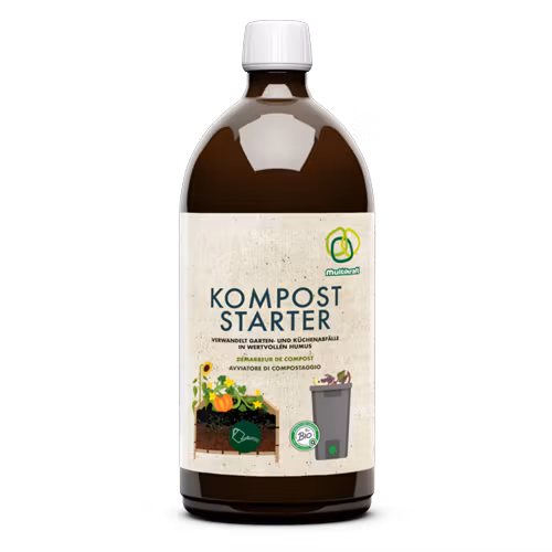 Kompost Starter skapar humusrik jord av trädgårdsrens och köksavfall