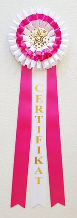 Lagerrosett CERT - CERTIFIKAT + Stjärna