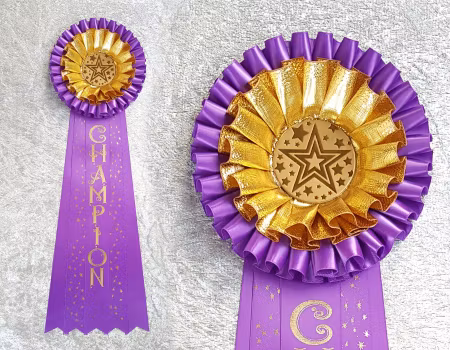 Designrosett D2207  -olika champion
