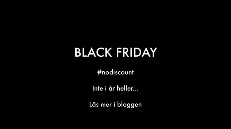 BLACK FRIDAY - no discount!