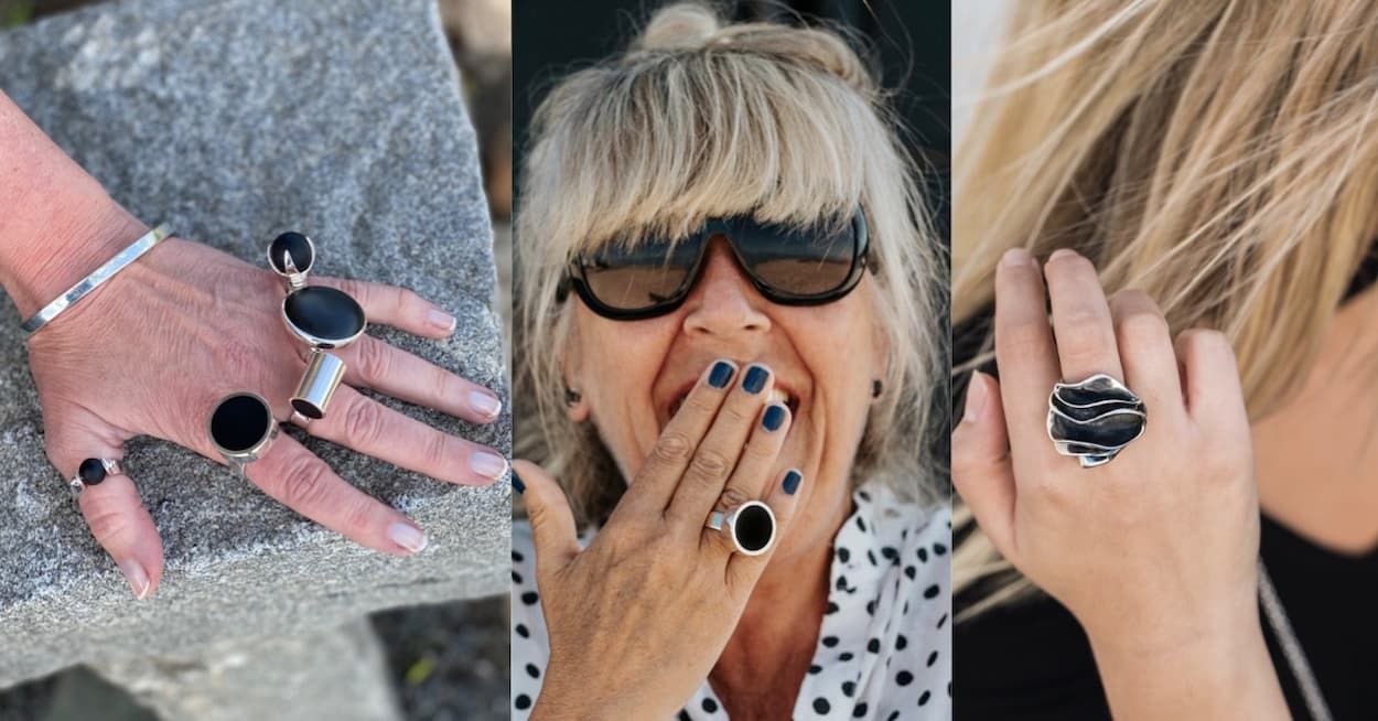 MoM of Sweden Silversmycken > Silverringar med unik design