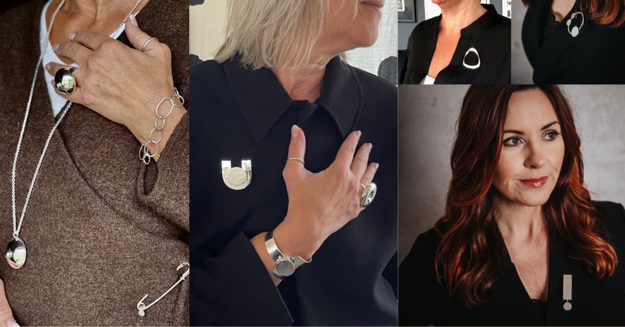 MoM of Sweden Silversmycken > Silverbroscher, ett vackert smycke