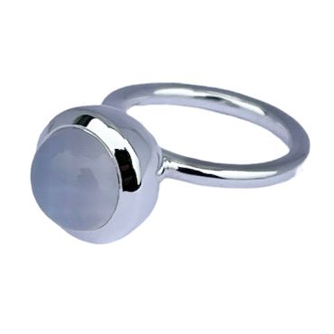 Ring HOLI Liten Kalcedon