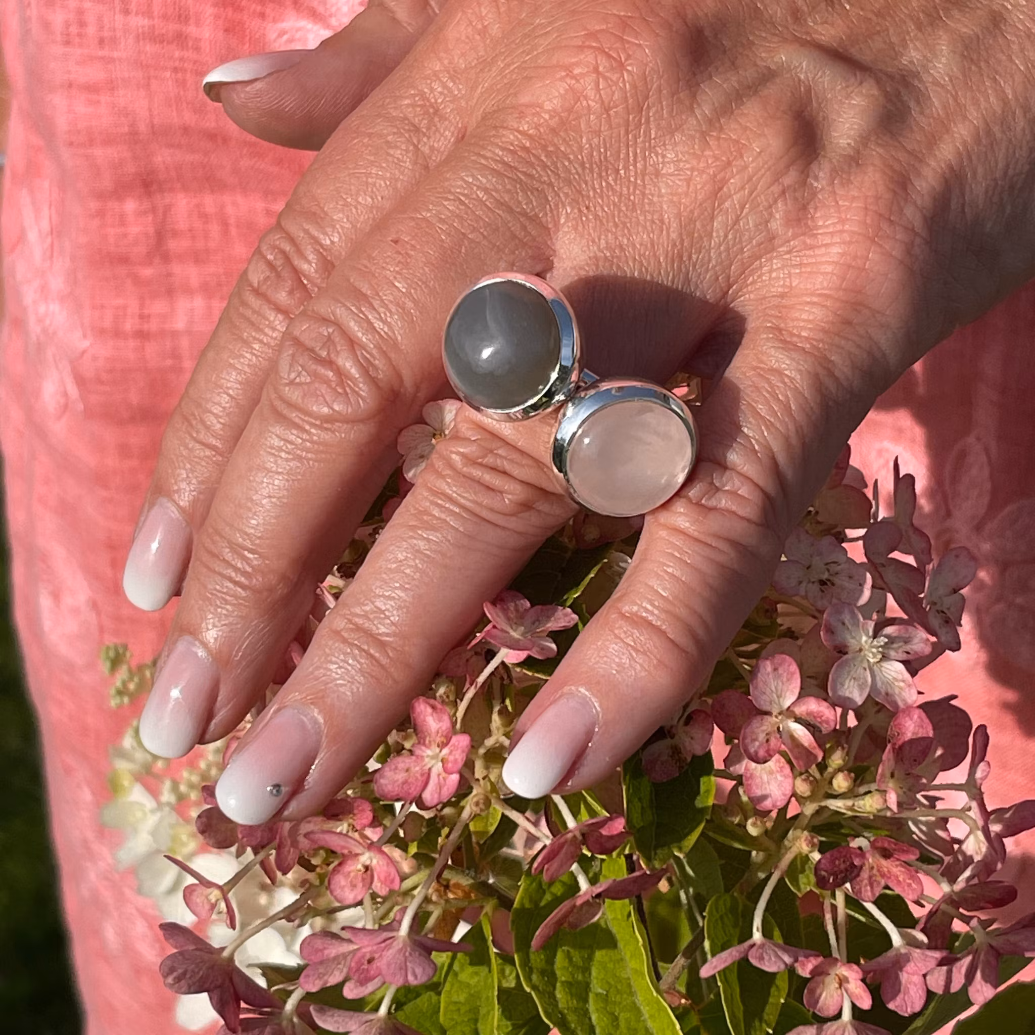 Ring HOLI Stor Rosenkvarts