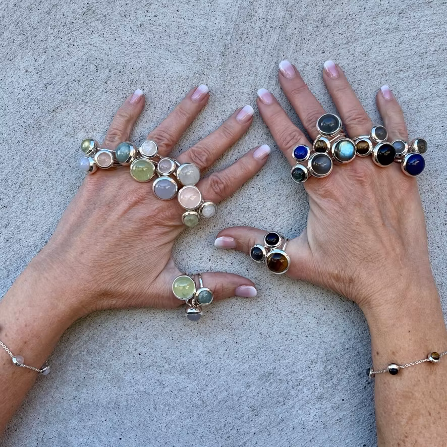 Ring HOLI Big black Onyx