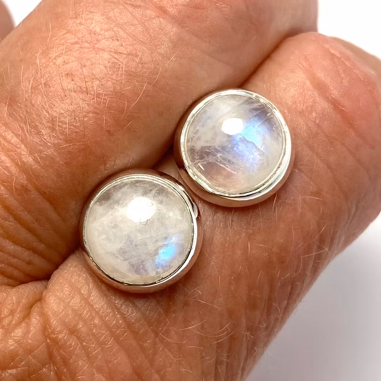 Earrings/ Studs HOLI Rainbow moonstone