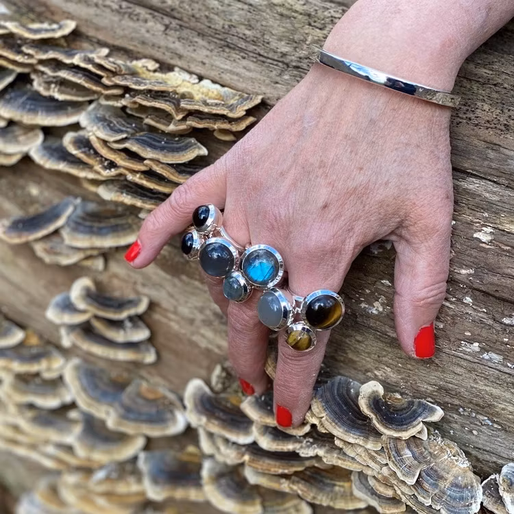 Ring HOLI Big black Onyx