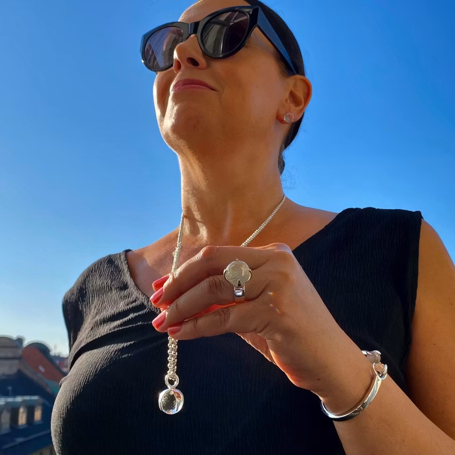 Armband CLAW med Bergskristall