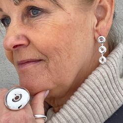 Örhängen TRIPLE DOUGHNUT