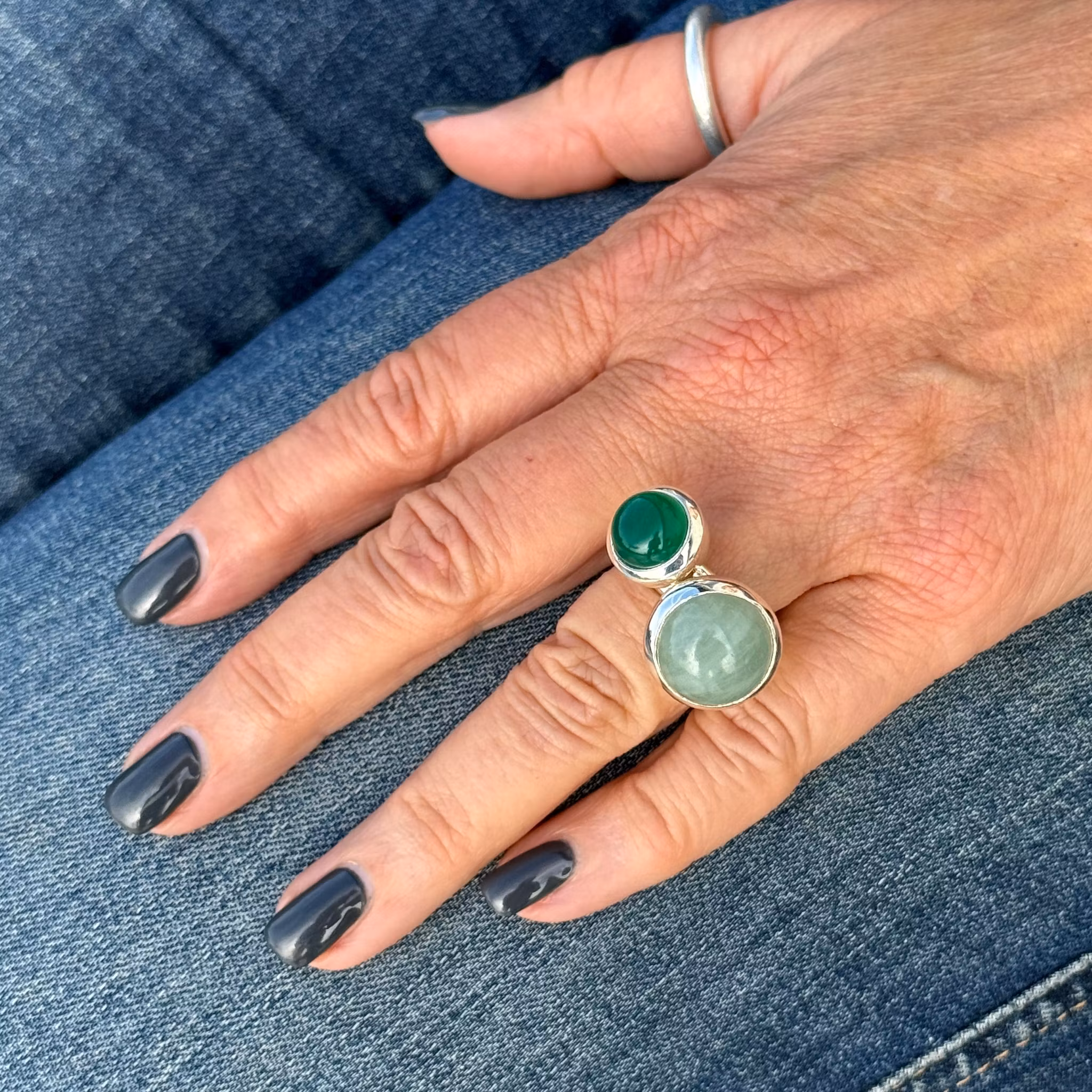 Ring HOLI Big Aquamarine