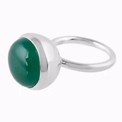 Ring HOLI Big green Onyx