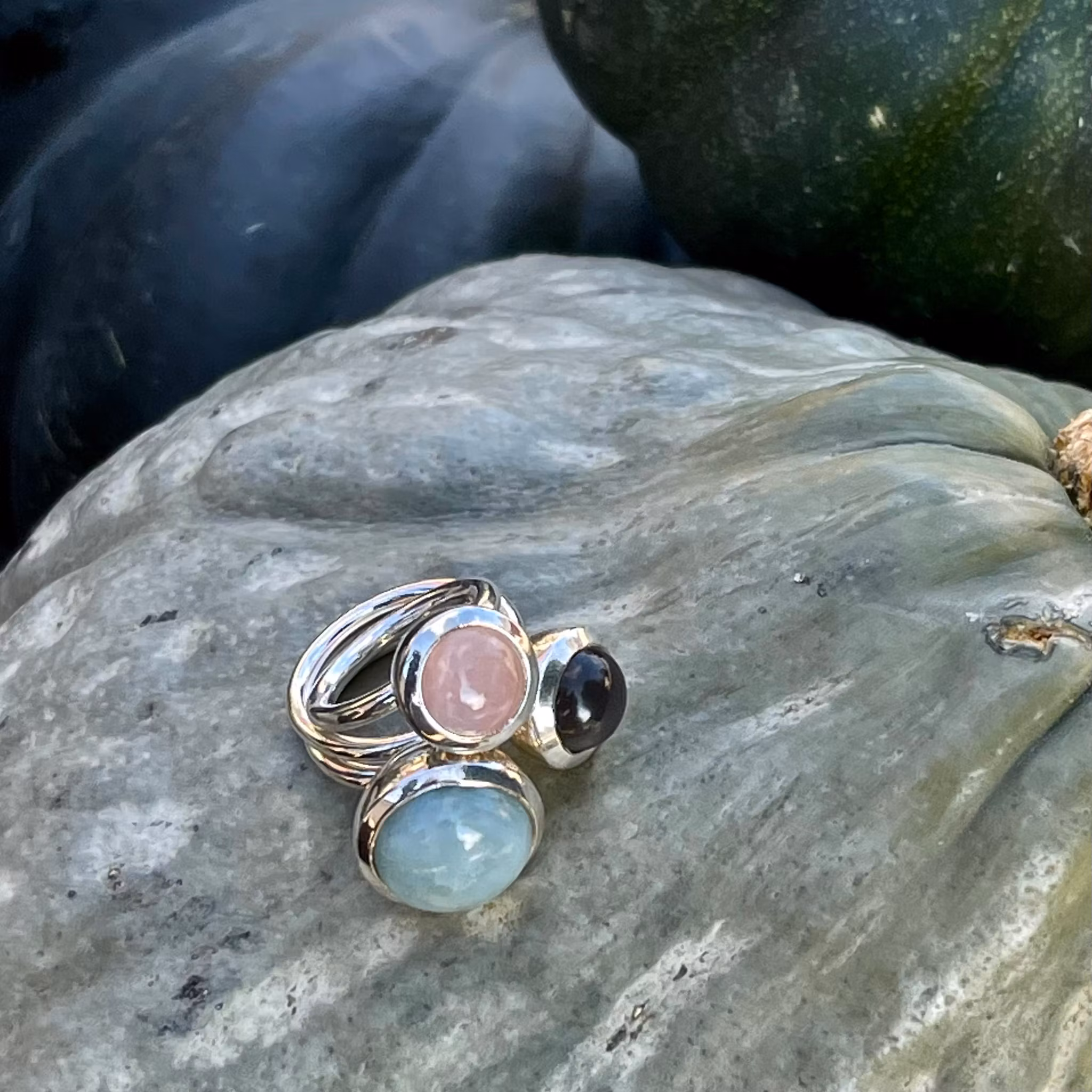 Ring HOLI Small black Onyx