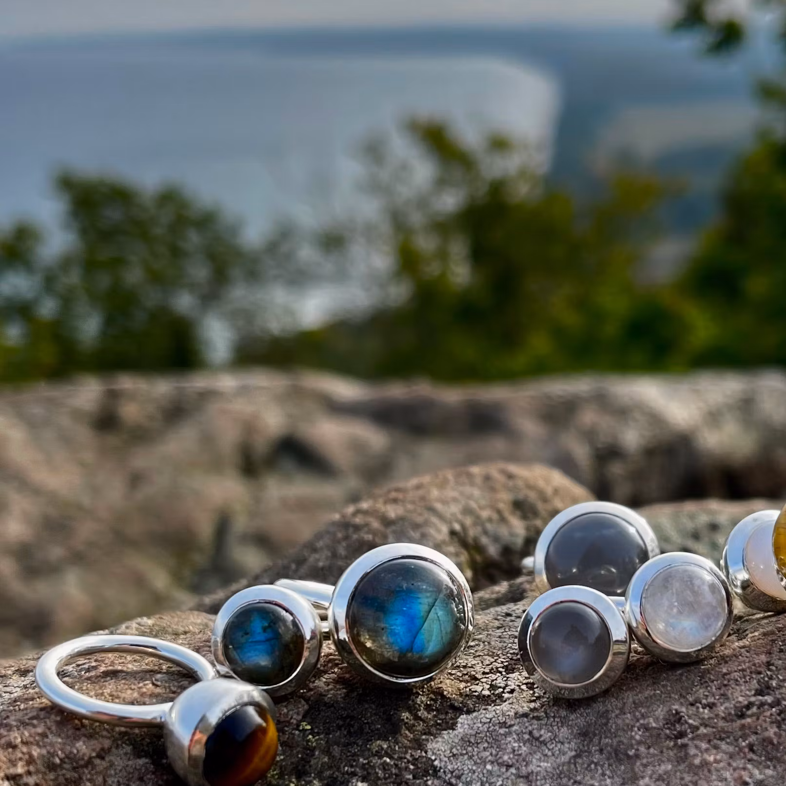 Ring HOLI Stor Labradorit