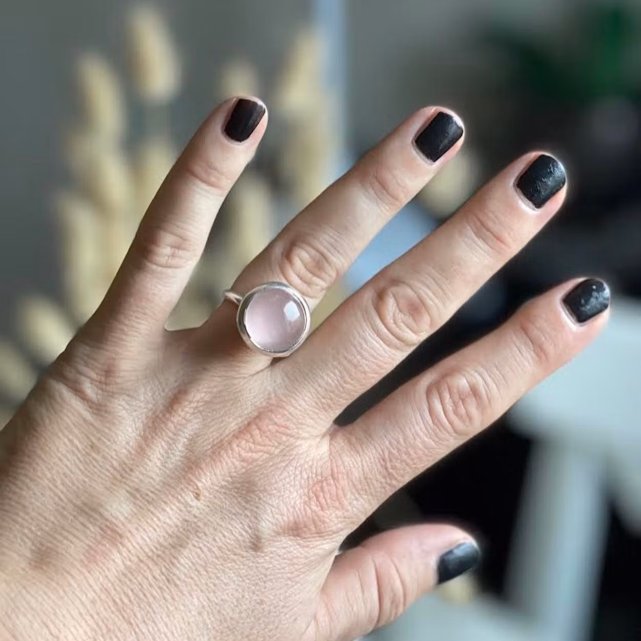 Ring HOLI Stor Rosenkvarts