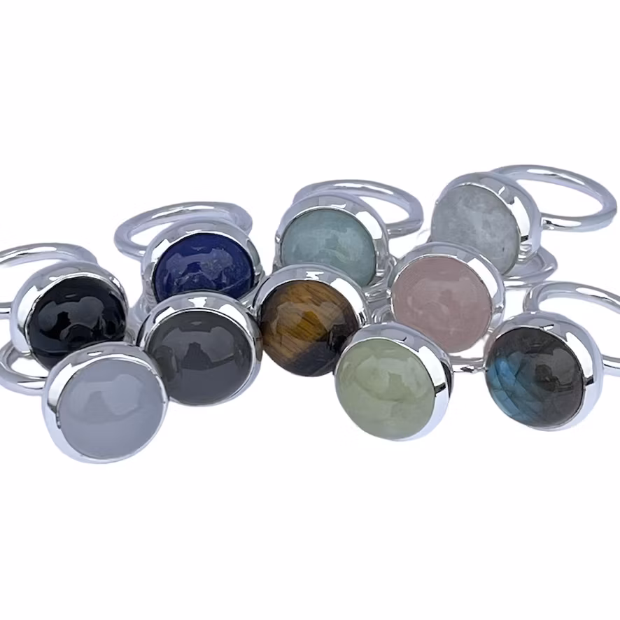 Ring HOLI Big black Onyx