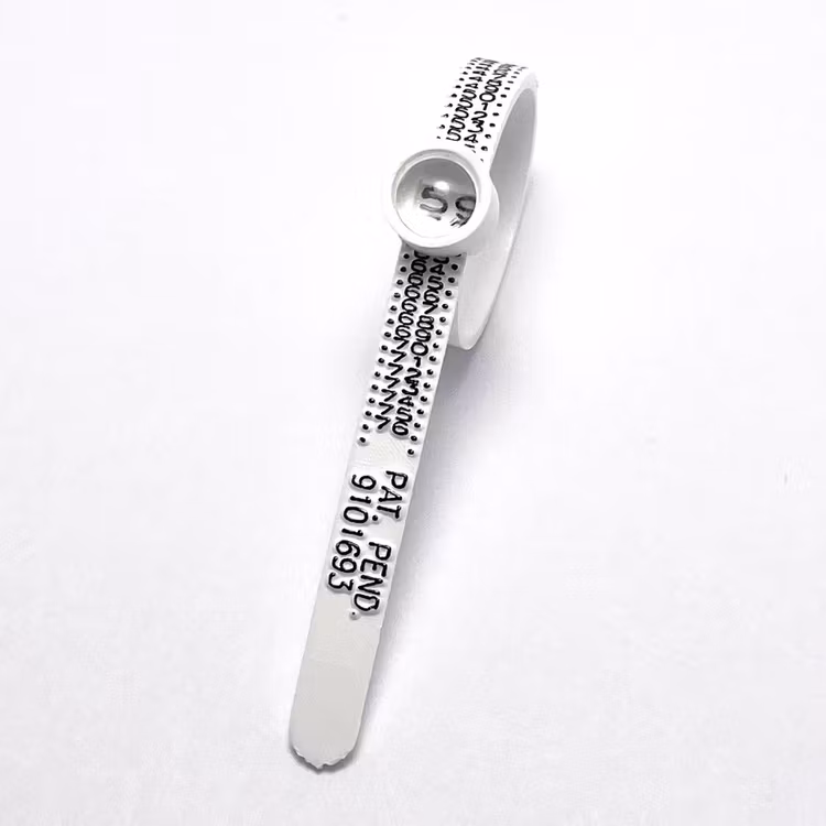 Ringmått, mät din ringstorlek. Ring size, measure your ring size