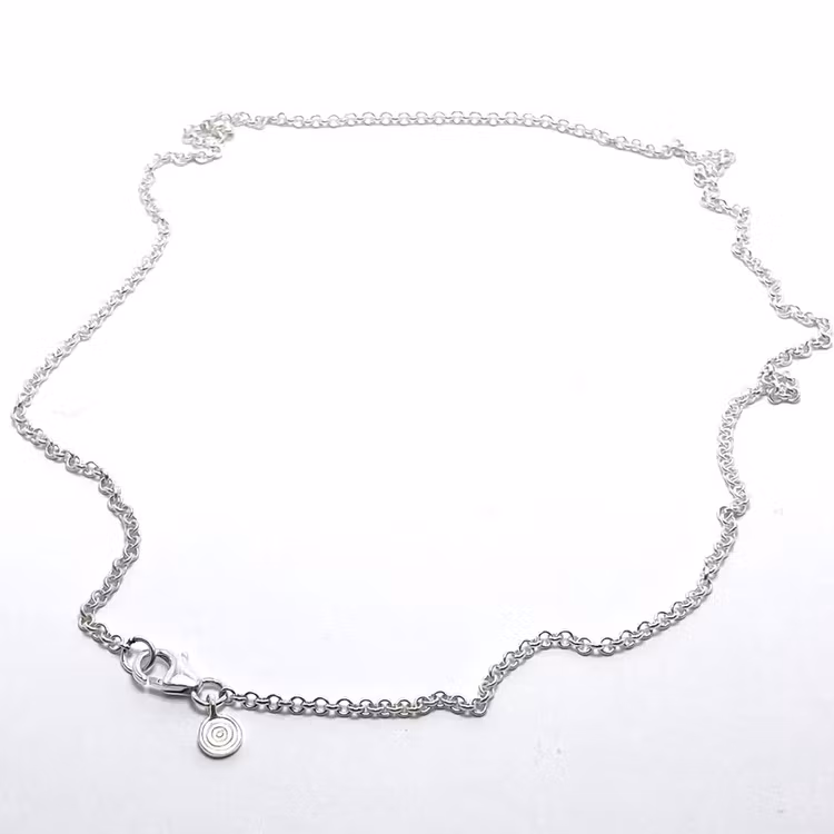 Silverkedja 42cm. Silver chain 42 cm.