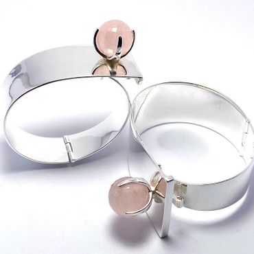 Armband TUX med rosenkvarts