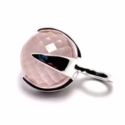 Pendant CLAW with Rose quartz
