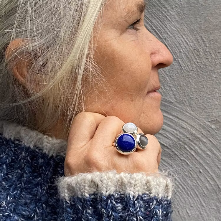 Ring HOLI Small Lapis lazuli