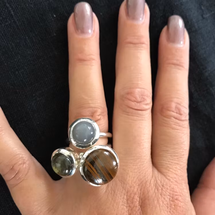 Ring HOLI Big Tiger eye
