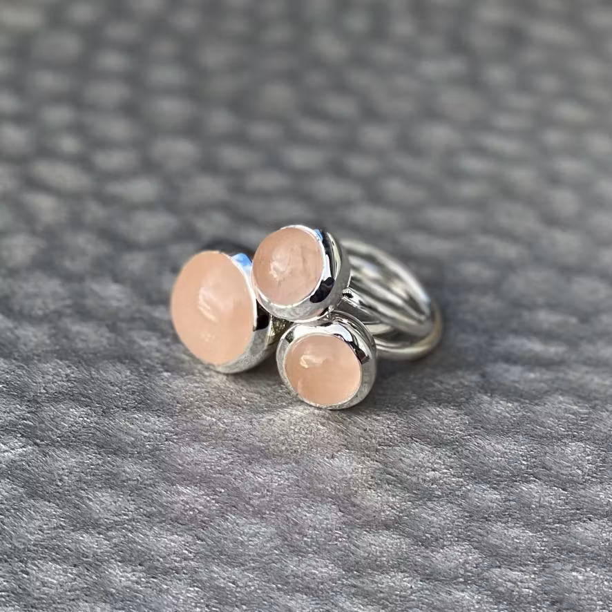 Ring HOLI Stor Rosenkvarts