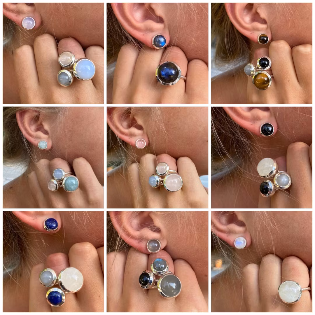 Ring HOLI Big black Onyx