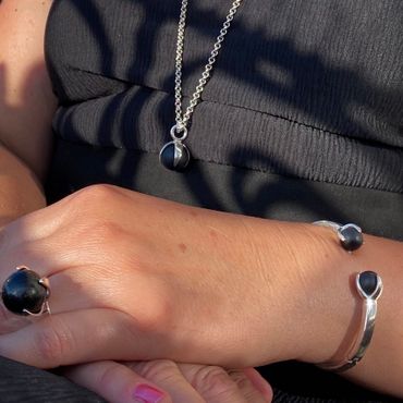 Armband CLAW med Onyx