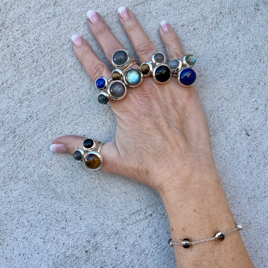 Ring HOLI Small black Onyx