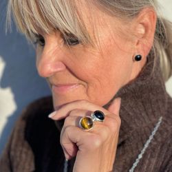 Ring HOLI Stor Tigeröga