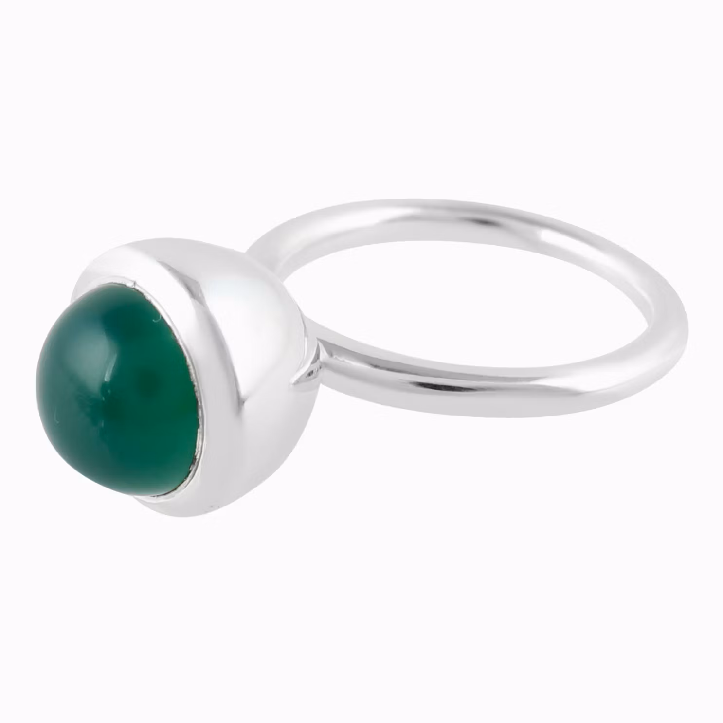 Ring HOLI Small green Onyx