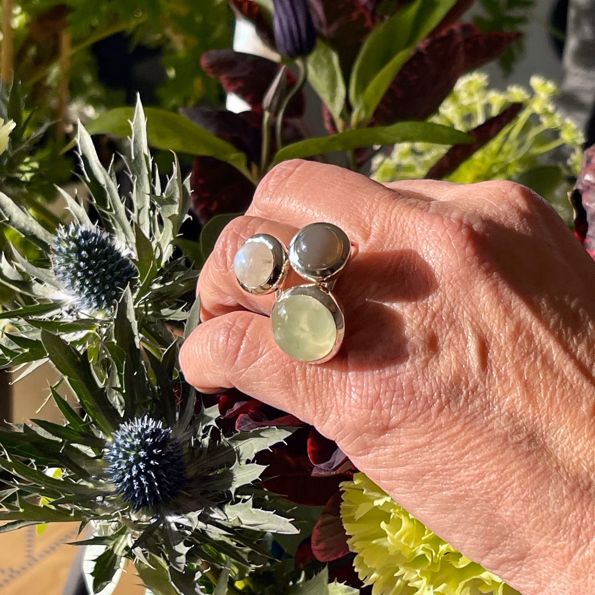 Ring HOLI Liten Rosenkvarts