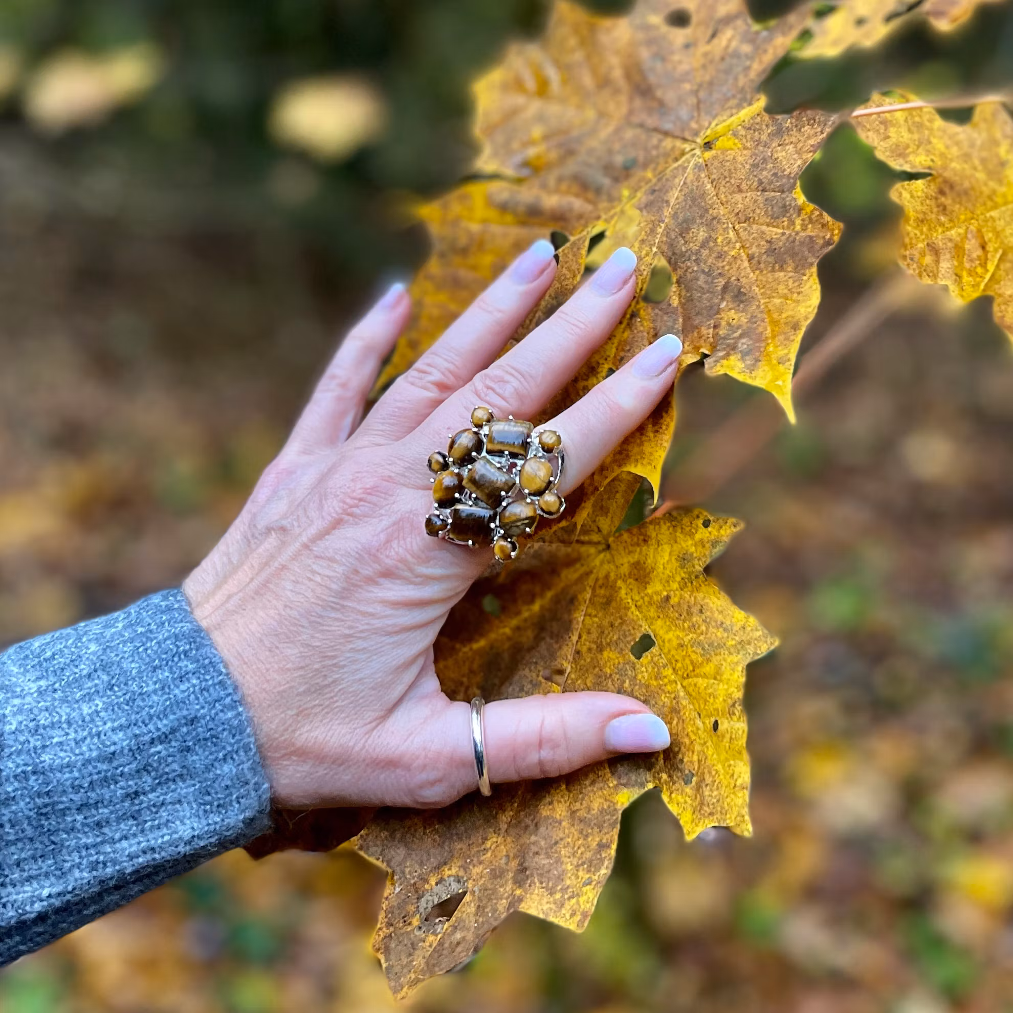 Ring US with Tiger's Eye