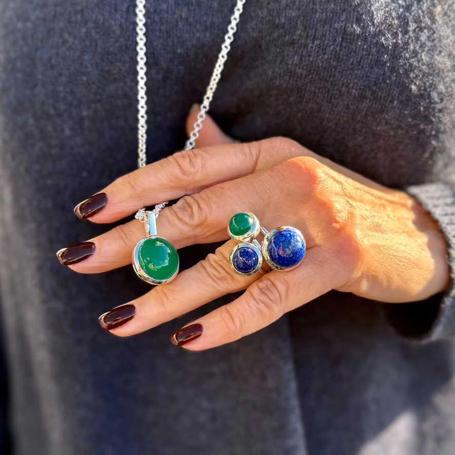 Ring HOLI Big Lapis lazuli