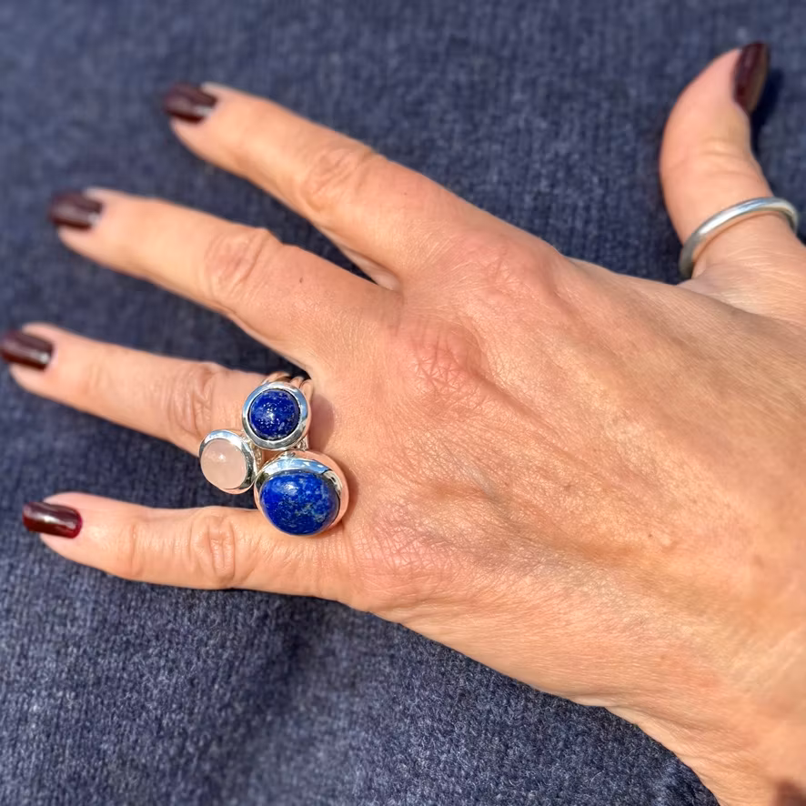 Ring HOLI Big Lapis lazuli