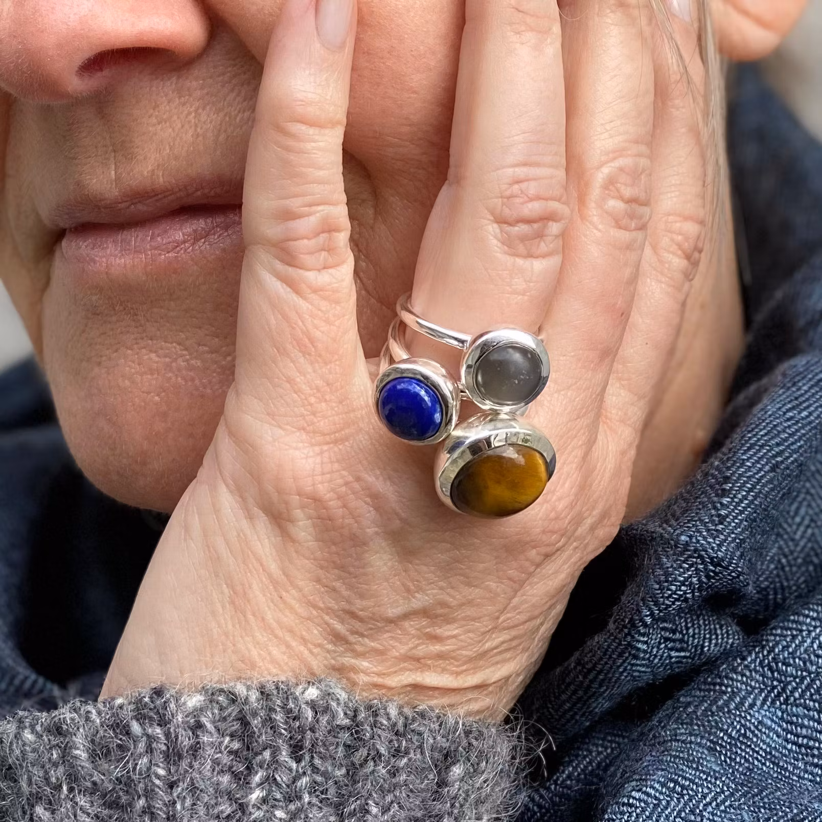 Ring HOLI Small Lapis lazuli