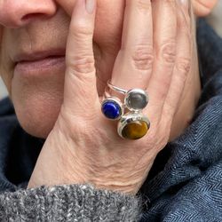 Ring HOLI Liten Lapis Lazuli